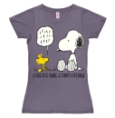 Peanuts - Chicks Are Confusing - New Girls T-Shirt - lavender